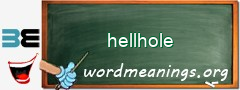 WordMeaning blackboard for hellhole